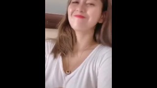 Pinay Tiktok No Bra Challenge
