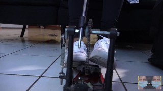 Drum Pedal Pump with Sneakers TikTok