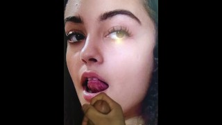 Malu Trevejo – Cum Tribute #61 (+18 Years in the photo)