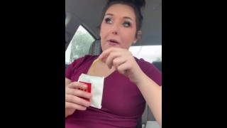SEXY MUKBANG LOUD MOANING EATING eye contact TIKTOK