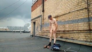 LanaTuls – Let’s get NAKED on the ROOF. My first Outdoor solo video.