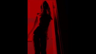 Reddit girl does NSFW silhouette challenge for tiktok