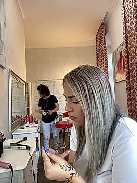 AvaShine naked stripping on cam for live sex video chat