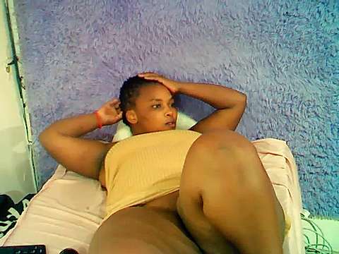 EbonyPorsh naked stripping on cam for live sex video chat