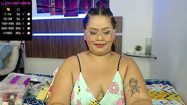 SexyMoonLatina naked stripping on cam for live sex video chat