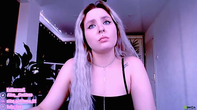 Alice__Goddess naked stripping on cam for live sex video chat