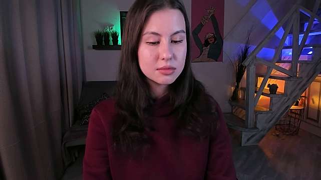 MeganSkyX naked stripping on cam for live sex video chat