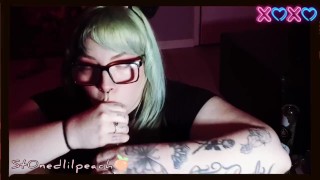 18+ Bunny teen girlfriend draining big dick