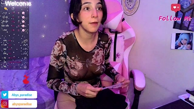 Abysparadise naked stripping on cam for live sex video chat