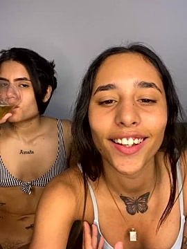 Teenagers_Roomies naked stripping on cam for live sex video chat