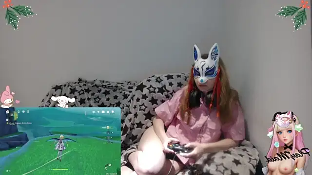 PlayMaid naked strip on webcam for live sex chat