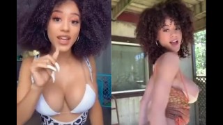 Curly hair Brazilian shows tits â€¢ Nice Pussy Porn