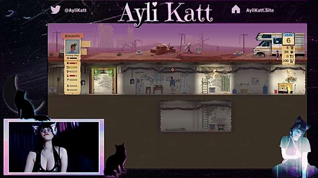 AyliKatt naked stripping on cam for live sex video chat