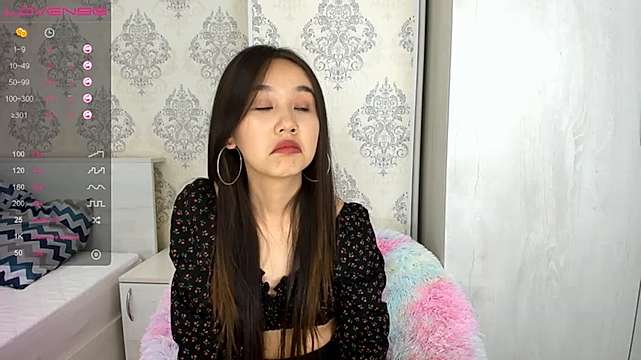 BloomAsia naked stripping on cam for live sex video chat