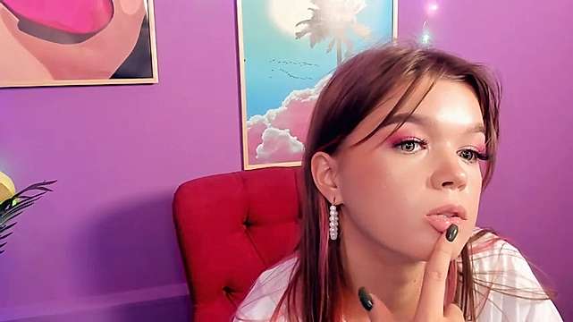 EriccaSanto naked stripping on cam for live sex video chat