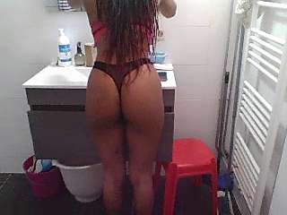 Ebonygirlx naked stripping on cam for live sex video chat