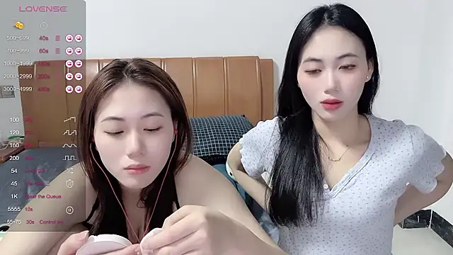 Twin-sisters naked strip on webcam for live sex chat